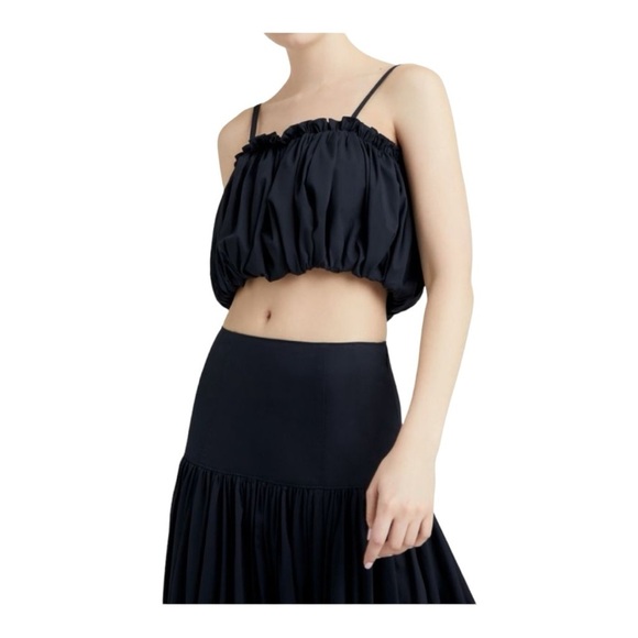 Cinq A Sept Ivee puffball cropped cotton top NWOT - Picture 8 of 9